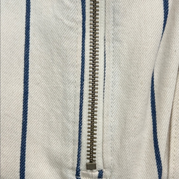 Anthropologie Navy and Cream Striped Jumpsuit - Picture 8 of 15